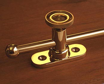 Brass Pushout Casment Stay by Phelps