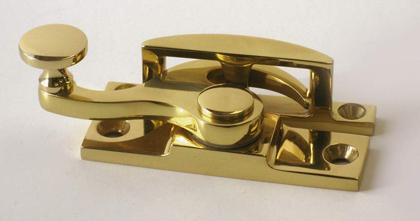 Sash Lock in Solid Brass